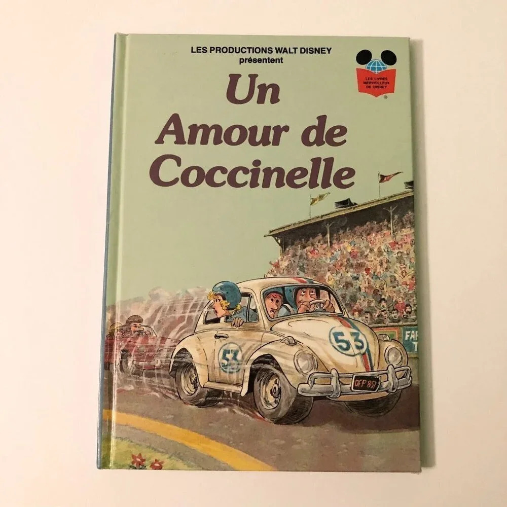 Vtg The Love Bug Un  Amour De Coccinelle French Disney Book